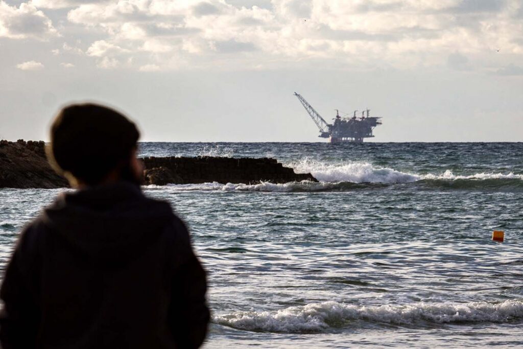 אסדת לוויתן (צילום אילוסטרציה: פלאש 90)
